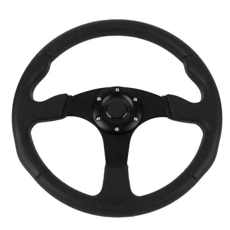 Car Racing Steering Wheel 14 Inch PU Leather - Universal Fitment with Aluminum Frame for Most Vehicles - Image 2