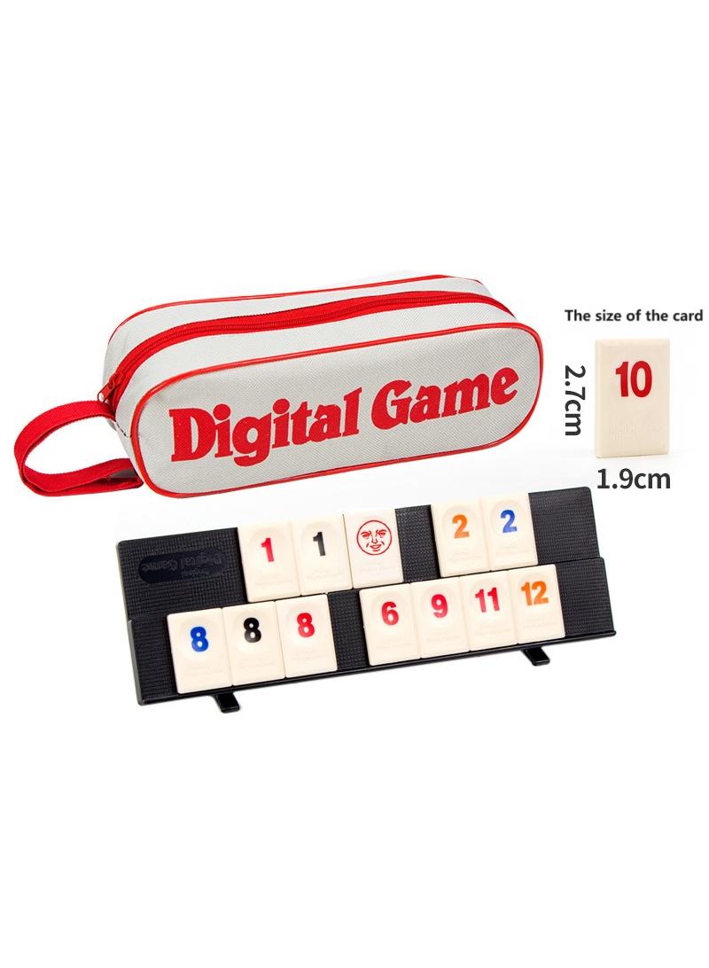 Travel Version Digital Game Card Adult Leisure Party Secret Card Board Game Puzzle Toy With Storage Bag - Image 1