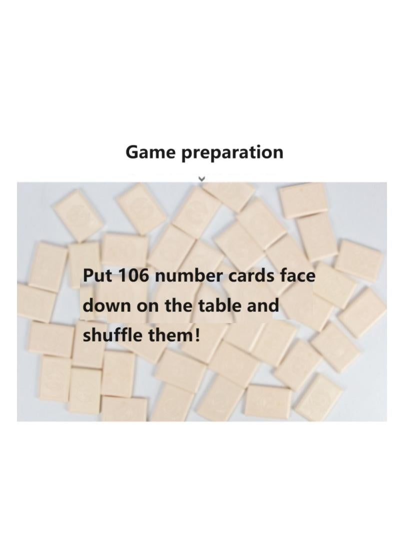 Travel Version Digital Game Card Adult Leisure Party Secret Card Board Game Puzzle Toy With Storage Bag - Image 5