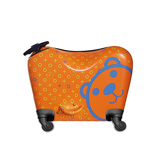 OOPS Kids Luggage Children's Travel Gear | XL Ride-On Trolley, Bear, Multicolor - Image 5