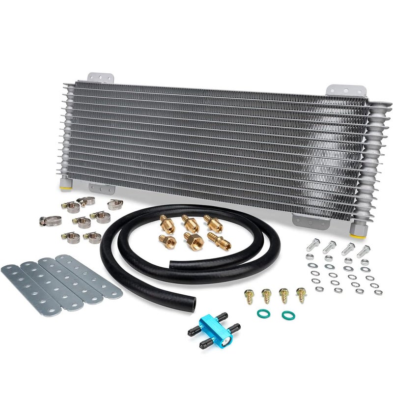 Transmission Cooler Thermal Bypass Valve External Inline Flow Control Compatible with 516 38 Lines Opens at 180F Reference 7084739P6