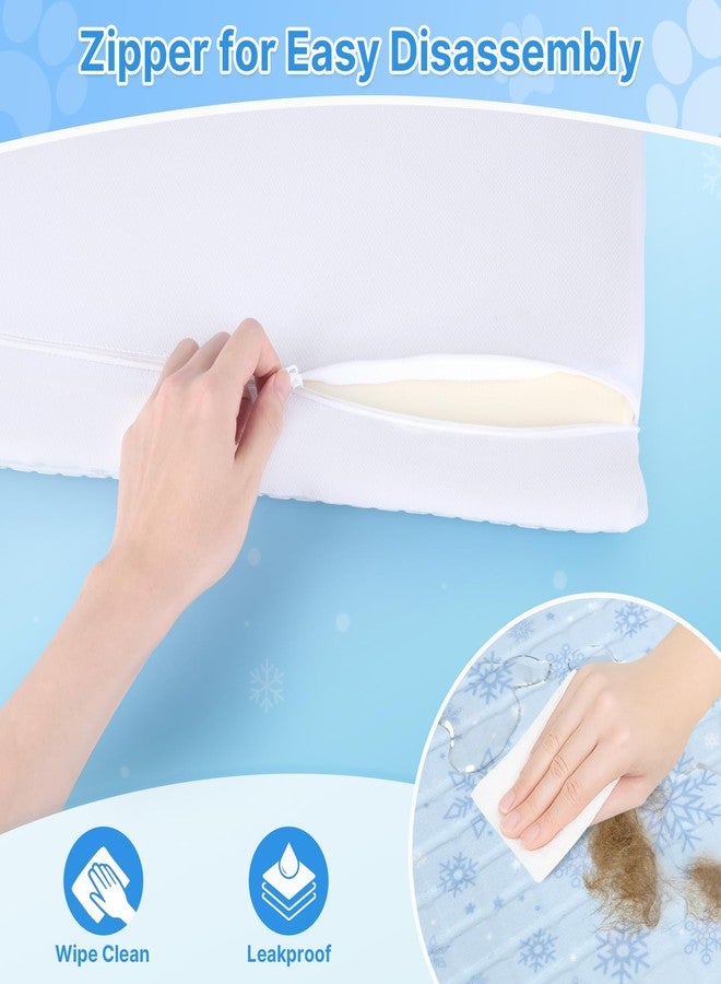 Atsuwell Dog Cooling Mat for Medium Dogs, 2" Thickened Foam Cooling Pad for Dogs with Gel Layer & Waterproof Cover, Orthopedic Joint Support Cool Dog Bed for Summer Relief - Image 4