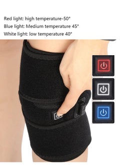 DUNISO Knee Heating Pad, Knee Support for Women and Men, USB Heat Knee Brace Wrap 3 Temperature Control Thermal Therapy to Warm Joint Relief Pain Knee Stiff, Strains, Calf Leg Arm  - Image 2