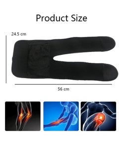 DUNISO Knee Heating Pad, Knee Support for Women and Men, USB Heat Knee Brace Wrap 3 Temperature Control Thermal Therapy to Warm Joint Relief Pain Knee Stiff, Strains, Calf Leg Arm  - Image 3