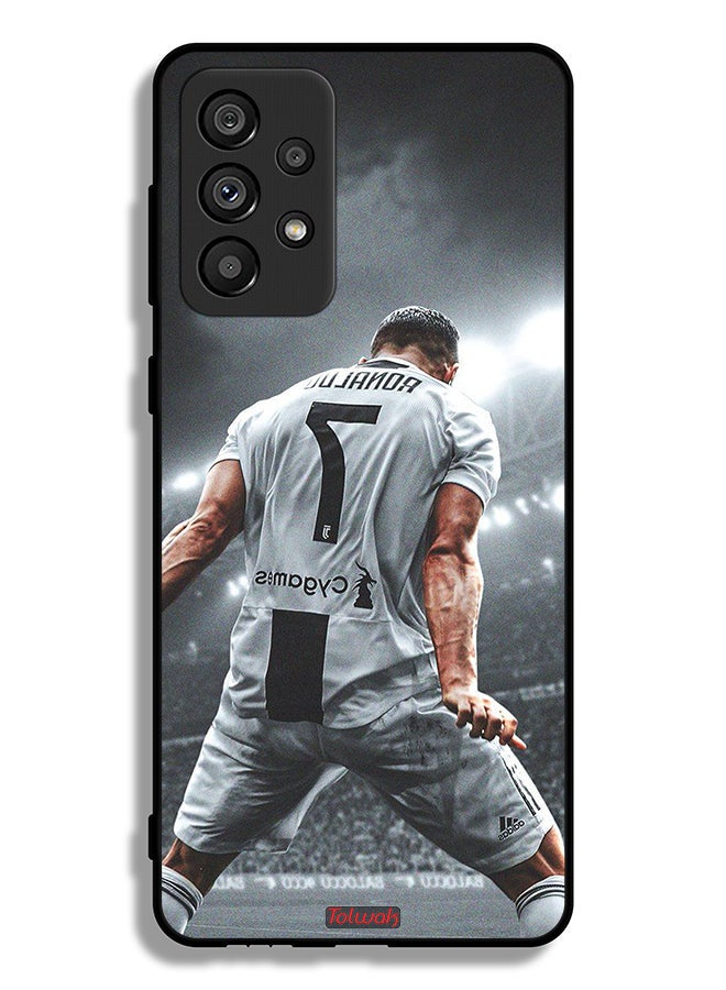 Tolwak Samsung Galaxy A73 5G Protective Case Cover Cristiano Ronaldo Celebration - Image 1