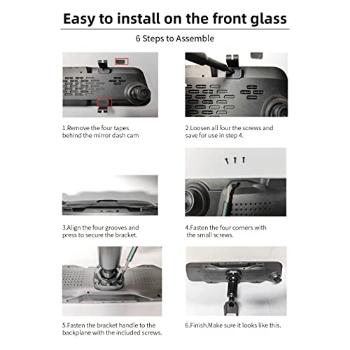 WOLFBOX OEM Bracket for G930 Mirror Dash Cam - Image 4