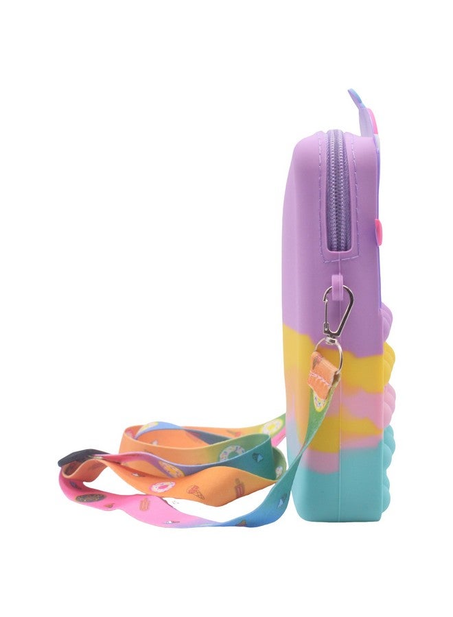 Kiditos Pop It Bag Unicorn Stylish Sling Bag for Women, Girls & Kids with Adjustable Strap Party Favors Picnic Bag Stress Relief Fidget Toy, Multi - Image 3