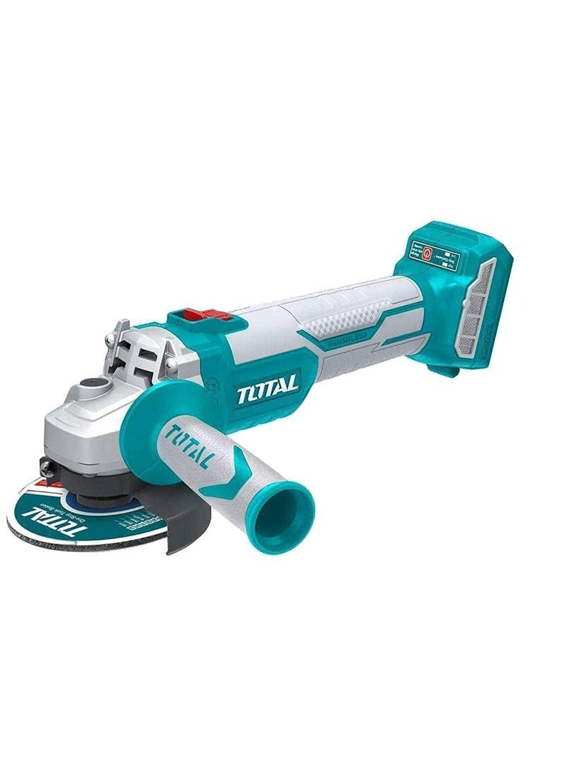 TOTAL 4.5" Cordless Angle Grinder with Battery, Charger & Case - Image 2