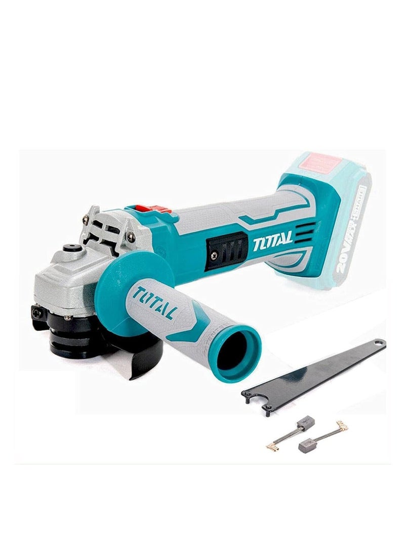 TOTAL 4.5" Cordless Angle Grinder with Battery, Charger & Case - Image 3