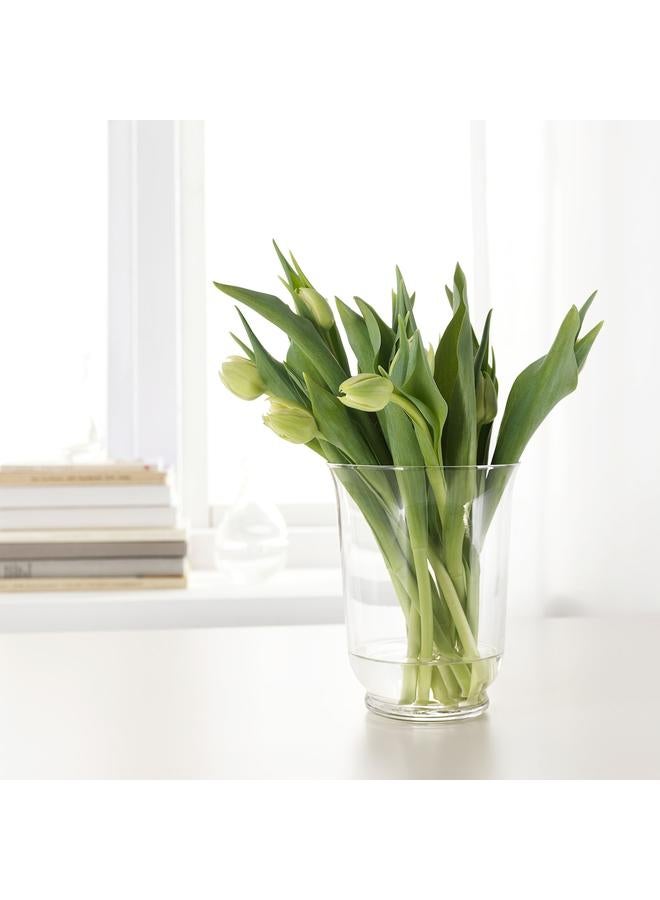 إيروريكس مزهرية/فانوس، زجاج شفاف، 18 سم - Image 3