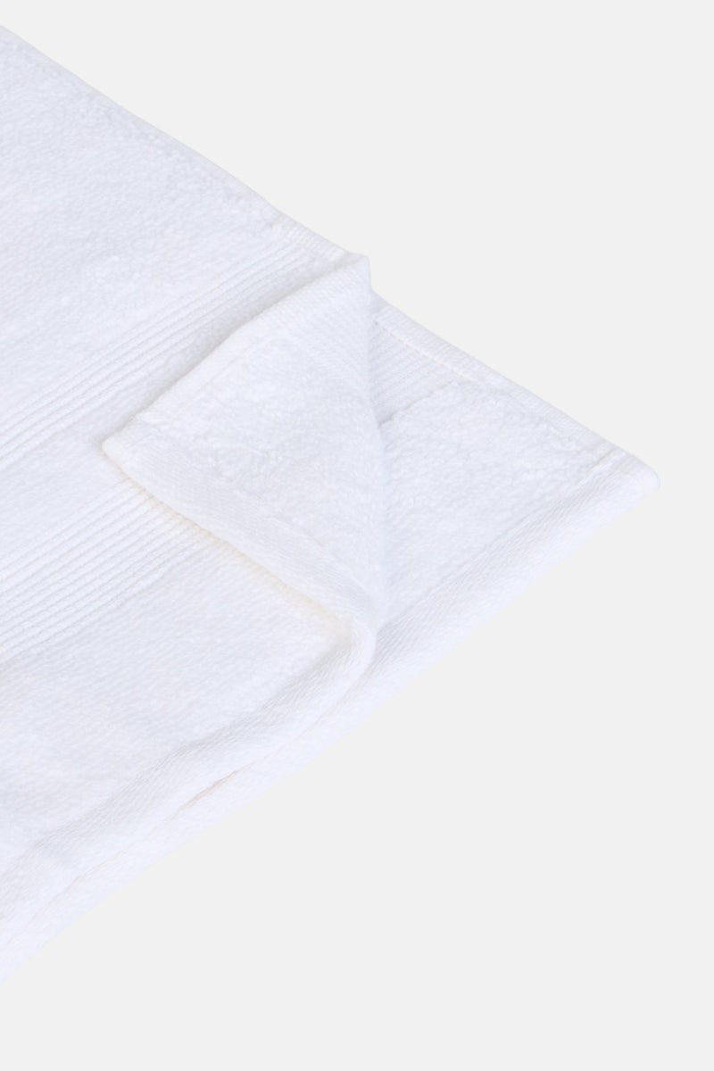 Kathy Ireland Zero Twist Cotton Bath Towel, White - Image 3