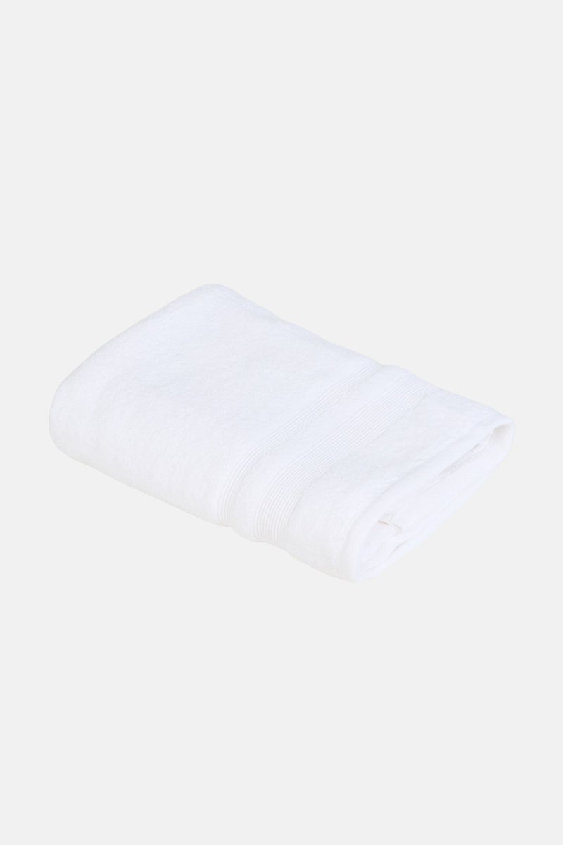 Kathy Ireland Zero Twist Cotton Bath Towel, White - Image 2