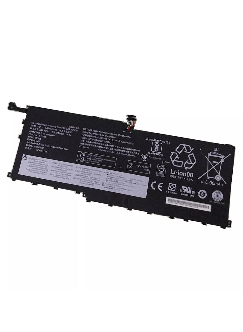 IZKROR 01AV439 52Wh Replacement Battery for Lenovo ThinkPad X1 Carbon 4th Gen 20FB X1 Yoga Generation I 20FR X1 Yoga Generation II Series Laptop 00HW029 SB10F46467 01AV409 01AV440 00HW028 01AV438 SB10F46466 - Image 2
