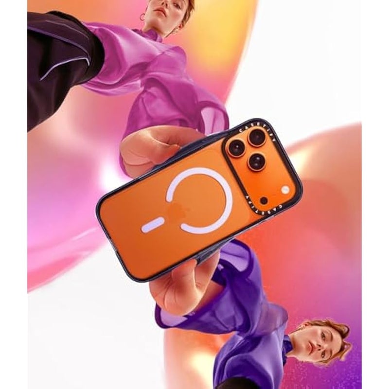 Casetify Impact iPhone 17 Pro Max Case 【Slim/Compatible with Magsafe / 8.2 ft. 4X Military Grade Drop Protection】 - Black Kingsnake - Glitter Purple - Image 2