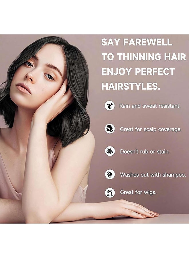 VERONNI Hairline Powder Root Touch Up Hair Color, Hairline Shadow Powder, Hairline Powder Instantly Conceals, Instant Volume And Scalp Coverage For Thinning Hair, Fast And Full Care, 100% Water Sweat Resistant (Dark Brown) - Image 5