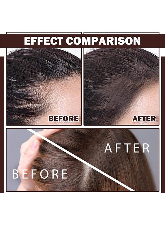 VERONNI Hairline Powder Root Touch Up Hair Color, Hairline Shadow Powder, Hairline Powder Instantly Conceals, Instant Volume And Scalp Coverage For Thinning Hair, Fast And Full Care, 100% Water Sweat Resistant (Dark Brown) - Image 3