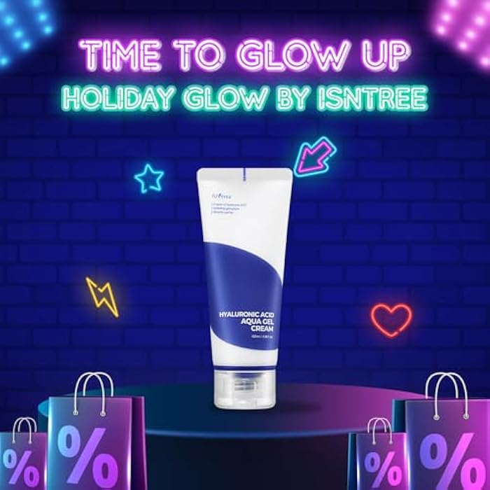 IsNtree Hyaluronic Acid Aqua Gel Cream 100ml, 3.38 fl oz | Korean Skincare | Lightweight Moisturizer | Quick-Absorbing Hydration | For Oily to Combination Skin - Image 2