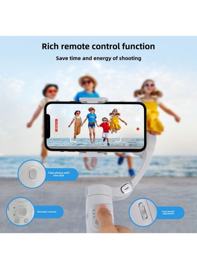 Mobile Phone Stabilizer Handheld Gimbal Three-axis Intelligent Anti-shake Live Follow-up Bluetooth Photo Holder With Light-Colour:M1 Three-axis (vertical Screen Live Broadcast Model Includes Tripod + Cloth Bag) (single Magnetic Light + Extension Pole + Large Tripod + L-shaped Bracket + Led Light)  - Image 3