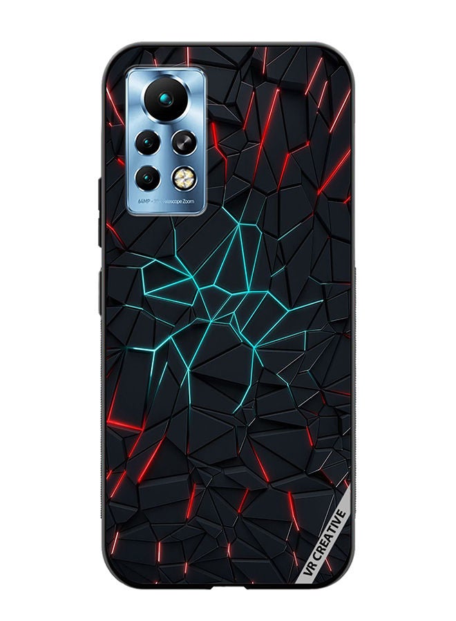 VR CREATIVE Protective Case Cover For Infinix Note 11 Pro Abstracts Design Multicolour - Image 1
