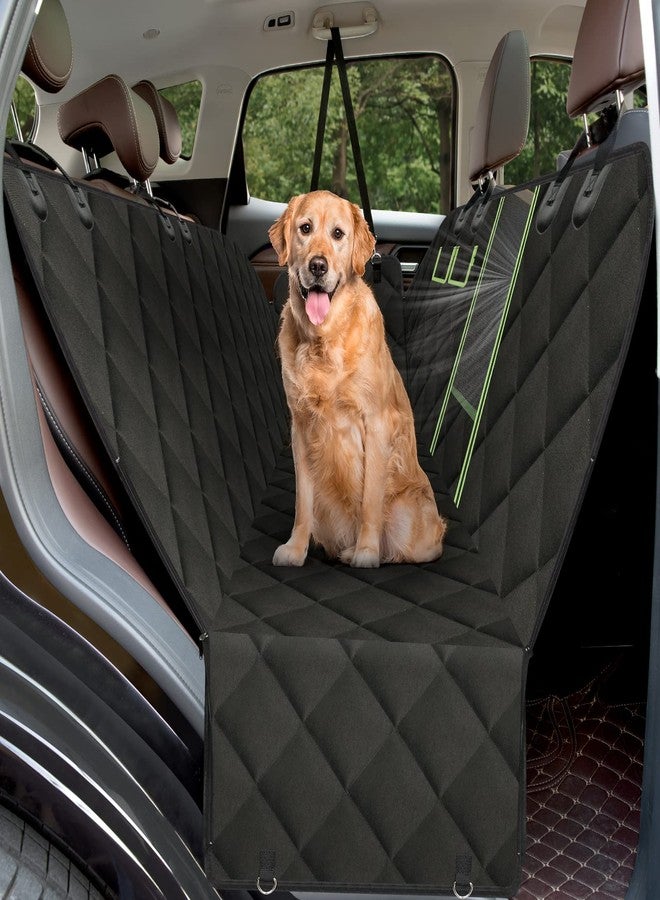 AURELIO TECH Dog Seat Covers for Back Seat, Convertible Dog Car Hammock Visual Mesh Window and Seat Belt, Waterproof Scratchproof and Anti-Slip Pets Seat Protectors for Cars/SUV/Trucks - Standard Size - Image 1