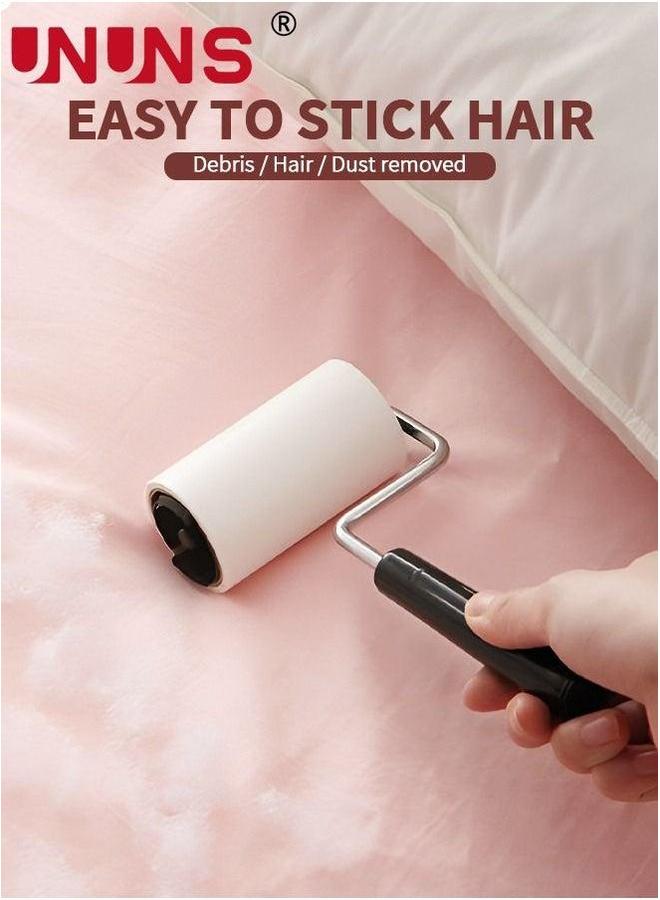 UNUNS Lint Roller,Cat Shaped 8cm 60 Sheet Roller Remover Hair Kit,Lint With 3 Interchangeable Rollers,Hair For Couch,Furniture,Carpet,Car Seat,Reusable Pet  - Image 5