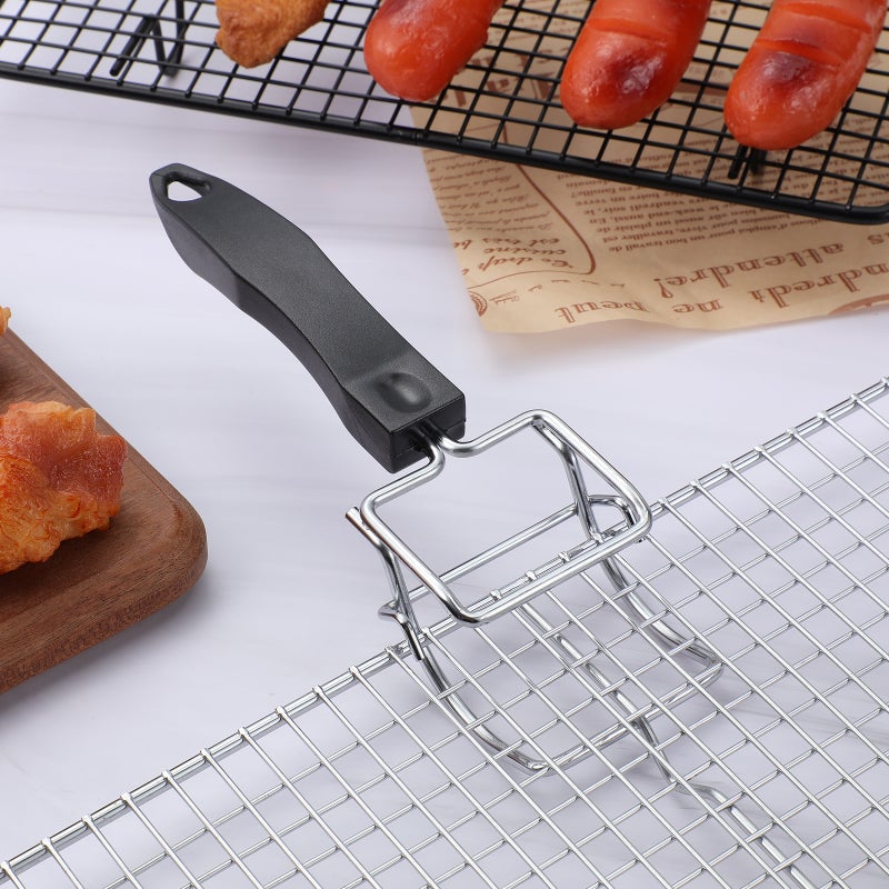 Air Fryer Toaster Oven Rack Clip Oven Tray Extractor Oven Rack Puller Bowl Pot Pan Gripper Clip For Hot Dishes For Air Fryer Toaster Oven - Image 2