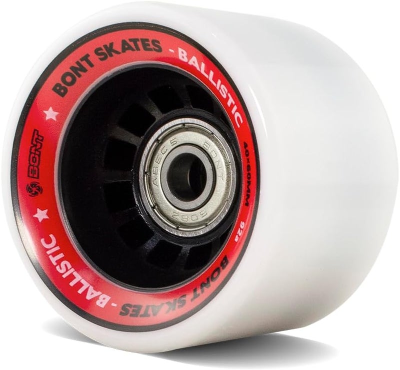 Bont Roller Skates - Ballistic Roller Skate Wheel - Derby Indoor Speed Quad Skating - Pack of 8 - Image 2