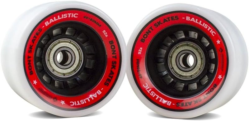Bont Roller Skates - Ballistic Roller Skate Wheel - Derby Indoor Speed Quad Skating - Pack of 8 - Image 4