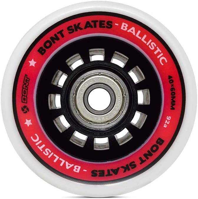 Bont Roller Skates - Ballistic Roller Skate Wheel - Derby Indoor Speed Quad Skating - Pack of 8 - Image 3