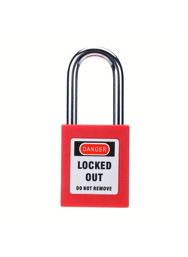 Red Loto Lockout Lock Keyed Different 2 Keys Per Lock OSHA Compliant Safety Padlock 1 PC - Image 5
