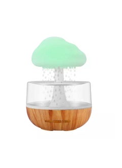 LOGAN INFOTECH LOGAN INFOTECH House Rain Cloud Humidifier Water Drops Mushroom 7 Colours Sound of Water Drops Essential Oil Diffuser USB Night Light Aromatherapy Rain Cloud Diffuser for a Relaxing Mood  - Image 1