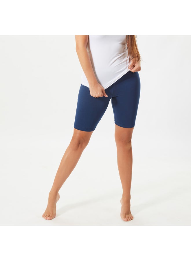 MOJO - Mojo Women's Shorts Comfortable Navy Blue - Image 1