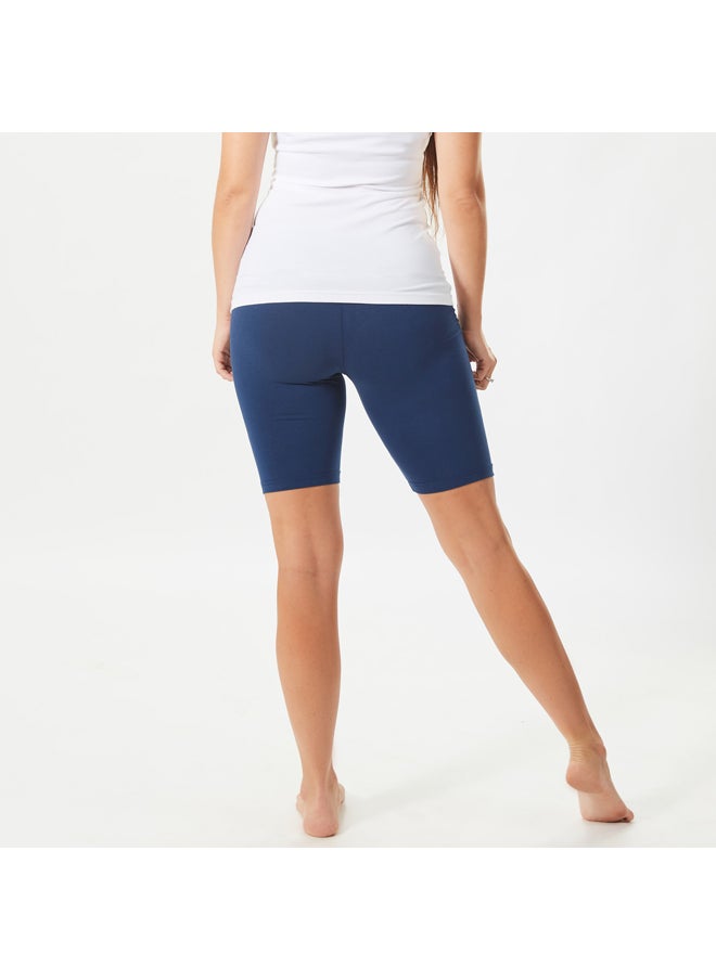 MOJO - Mojo Women's Shorts Comfortable Navy Blue - Image 1