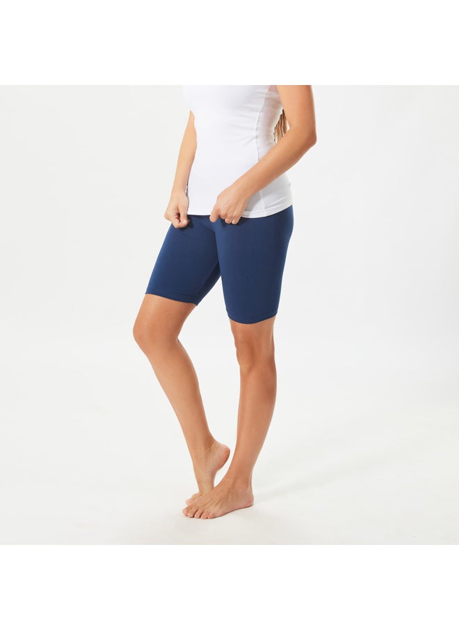 MOJO - Mojo Women's Shorts Comfortable Navy Blue - Image 1