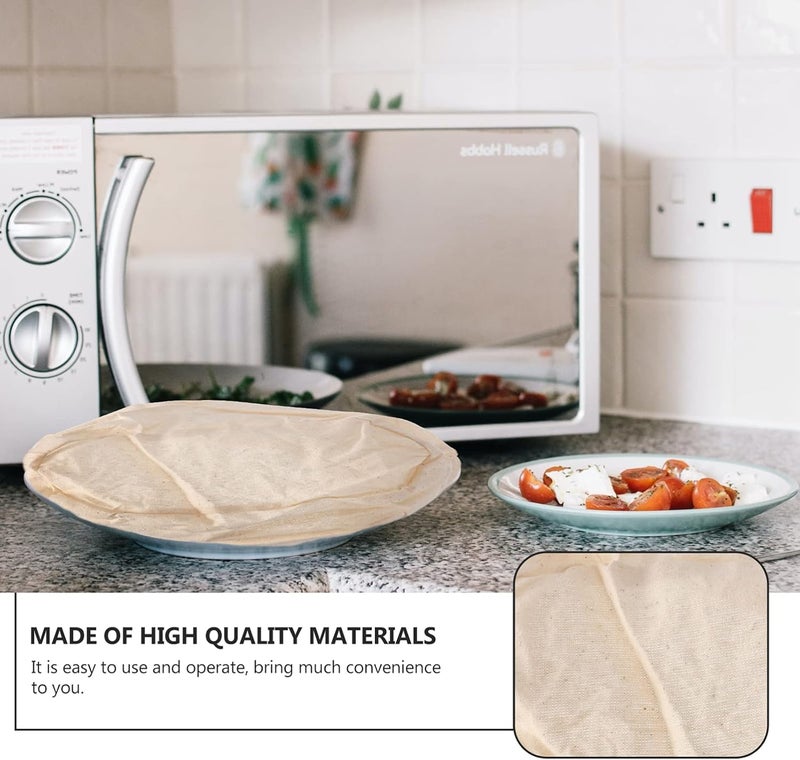 comfrt 2PCS Bread Proofing Basket Liner Oval Brotform Liner Natural Rattan Baking Dough Sourdough Banneton Baskets Cover for Pastry - Image 3
