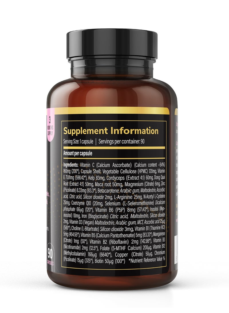 VITAPROS Vitality Woman Multinutrient Complex – Women’s Daily Vitamins & Minerals with Iron, Adaptogens & Antioxidants – Energy, Immunity & Hormonal Balance Support - Image 2