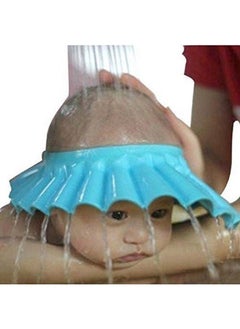 Safe Shampoo Shower Bathing Protection Soft Cap Hat For Toddler Baby Children &Amp; Kids To Keep The Water Out Of Their Eyes &Amp; Face (Blue)