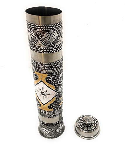RIOMAX Incense Stick Storage ContainerAgarbatti Storage BoxIncense Holders Storage Silver Gold - Image 2