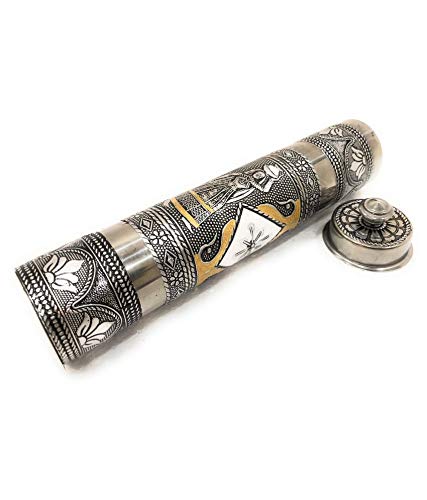 RIOMAX Incense Stick Storage ContainerAgarbatti Storage BoxIncense Holders Storage Silver Gold - Image 1