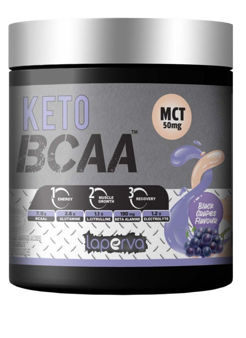 Laperva Keto BCAA, Grape, 30