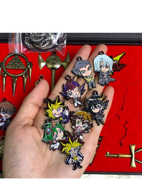 yugioh card necklace kaiba Yu-Gi-Oh inspired hard enamel Kaiba necklace pin – AishaVoya Creations main image 0
