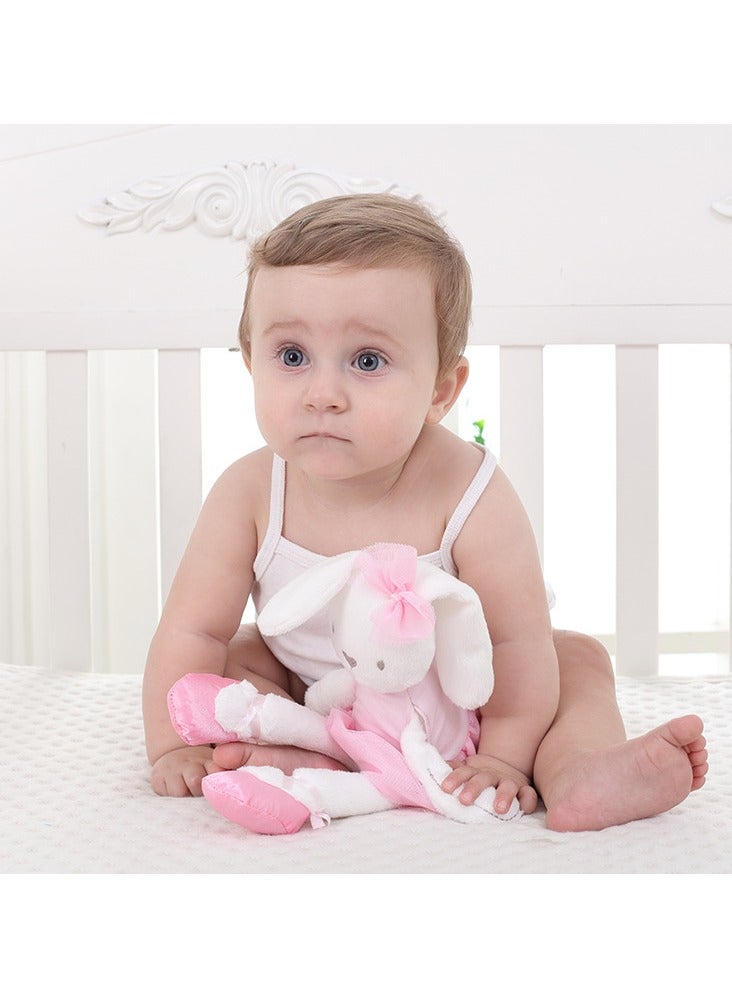 42cm cute short plush children's toy doll, ballet dress, rabbit baby sleeping doll - Image 2
