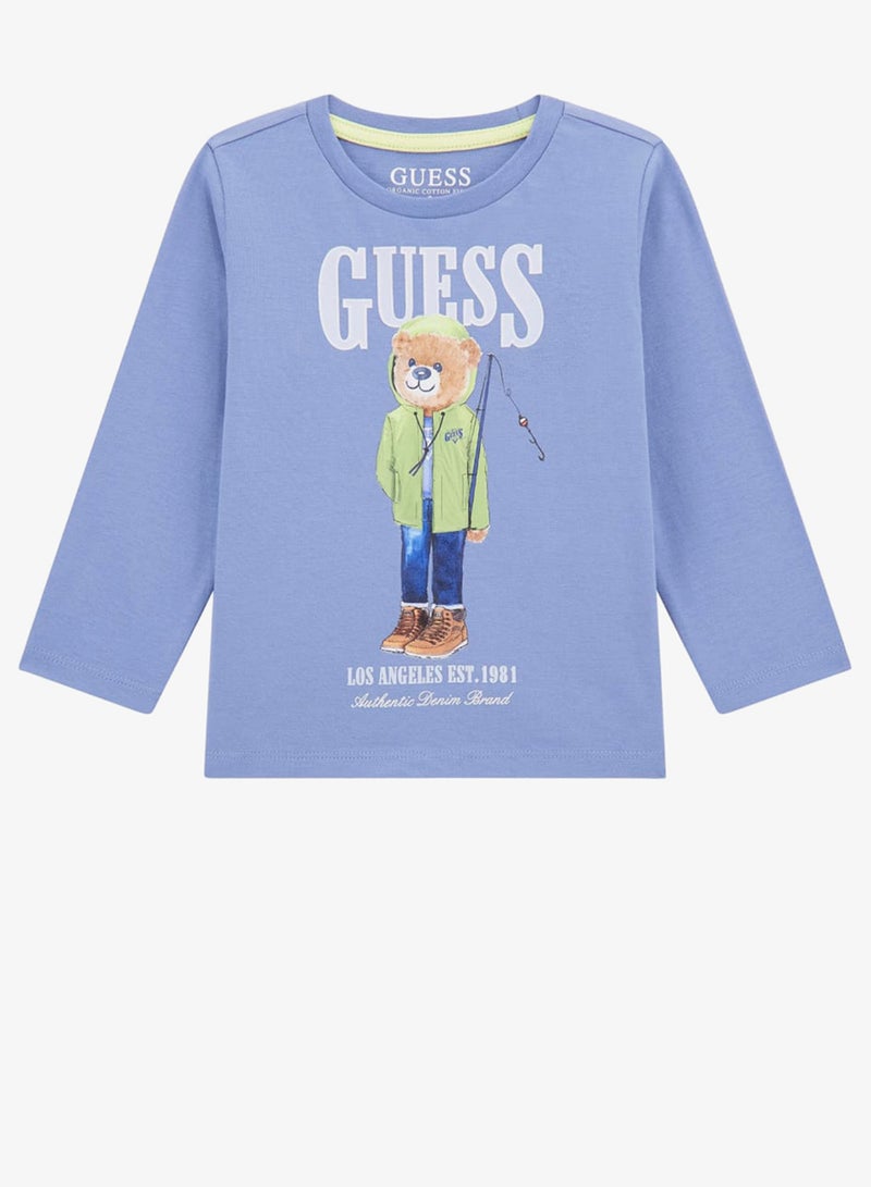 جس تيشيرت  بأكمام طويلة للأطفال - Image 1