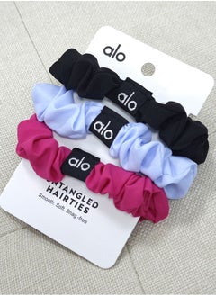 alo alo hair band Metal ring large satin hair band 