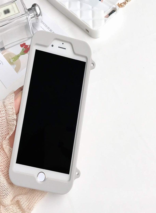 UnnFiko Wallet Phone Case Compatible with iPhone 16 Pro Max, Cute Light Luxury Bag Design, Purse Flip Card Pouch Cover Soft Silicone Case with Handstrap Long Shoulder Strap (Khaki, iPhone 16 Pro Max) - Image 4