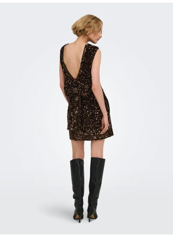 Only Confidence Sequin Bow Dress