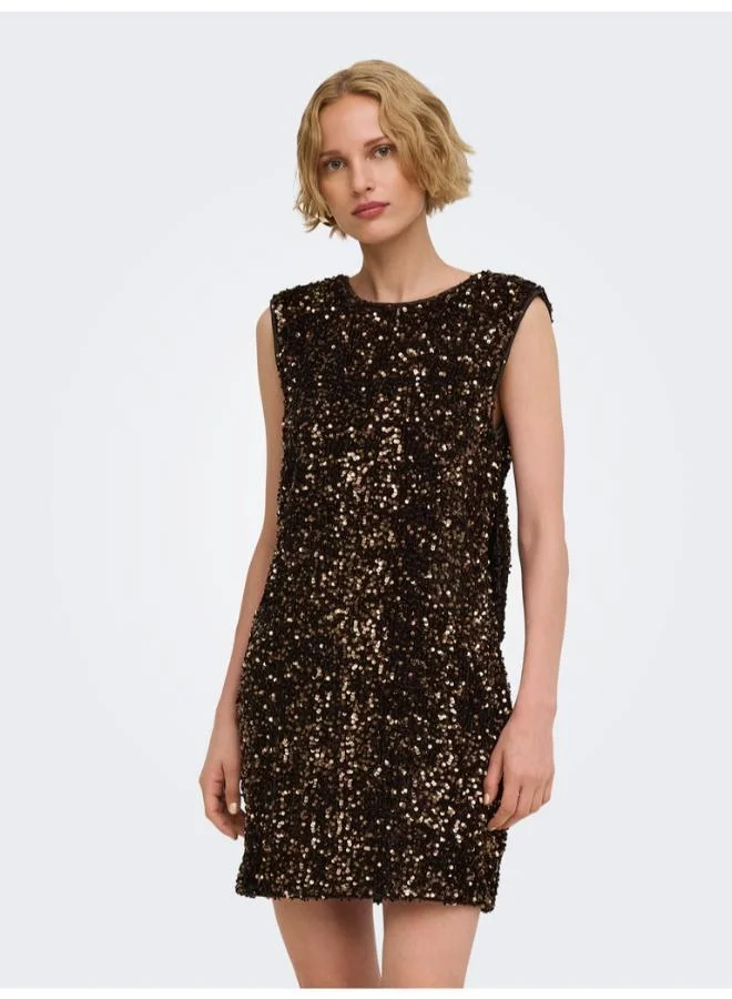Only Confidence Sequin Bow Dress