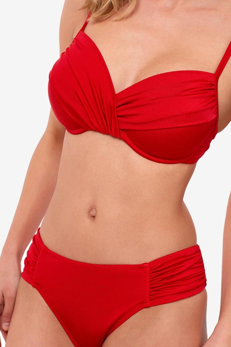 Ayyıldız 40705 Red Minimizer Bikini Set  - Image 2
