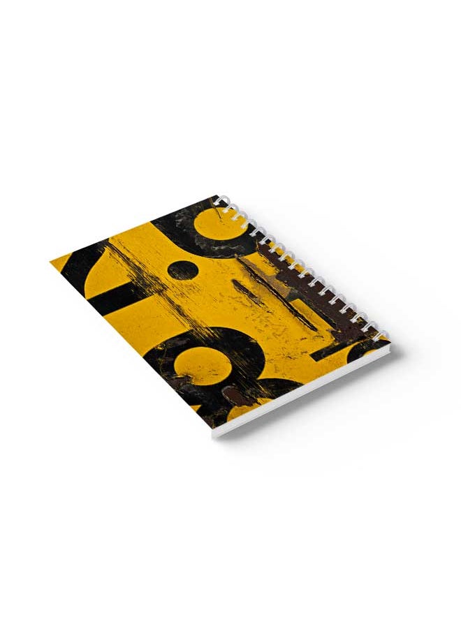 LOWHA - Spiral Notebook Aesthetic Bg Number Art Bg for school, study, work, business 18x25cm taking with 80 sheets - Image 1