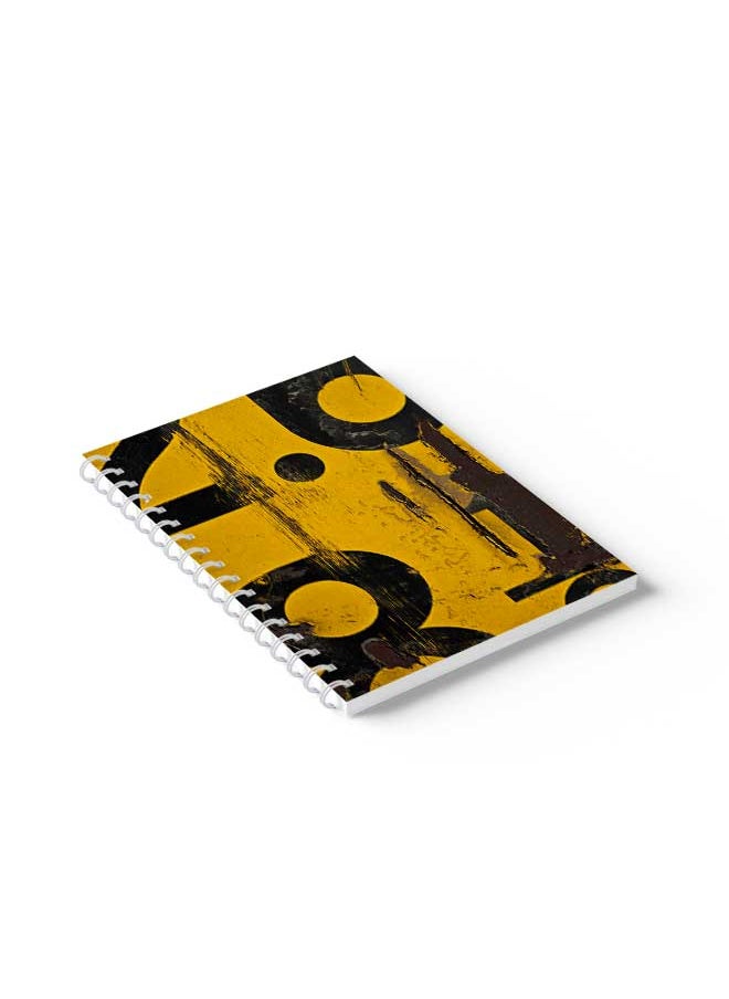 LOWHA - Spiral Notebook Aesthetic Bg Number Art Bg for school, study, work, business 18x25cm taking with 80 sheets - Image 1